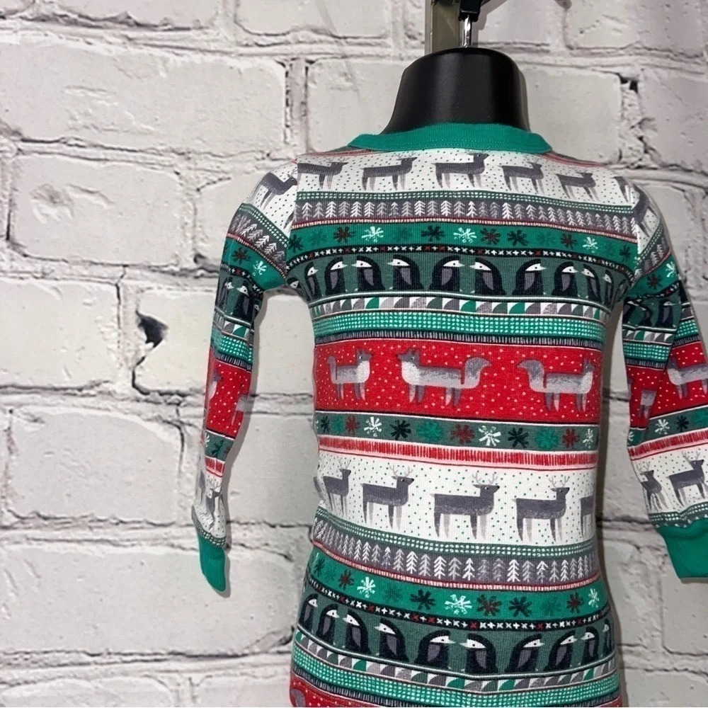 Gymboree llama Christmas pajamas 2T